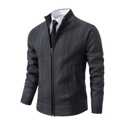 Traditional Mens Knit Cardigan Sweater