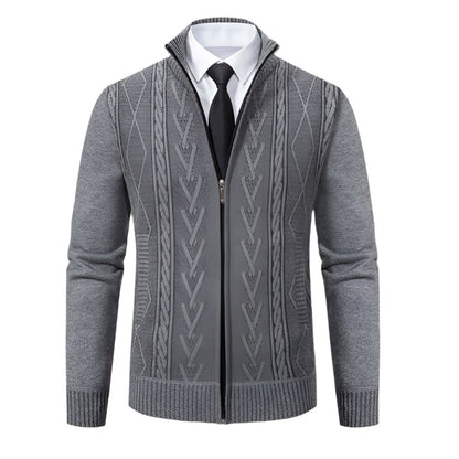 Traditional Mens Knit Cardigan Sweater