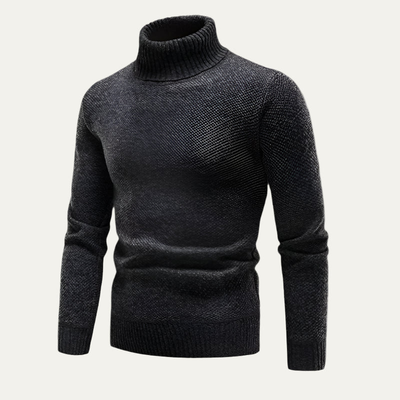 Slim Fit Microfiber Crew Neck Sweater