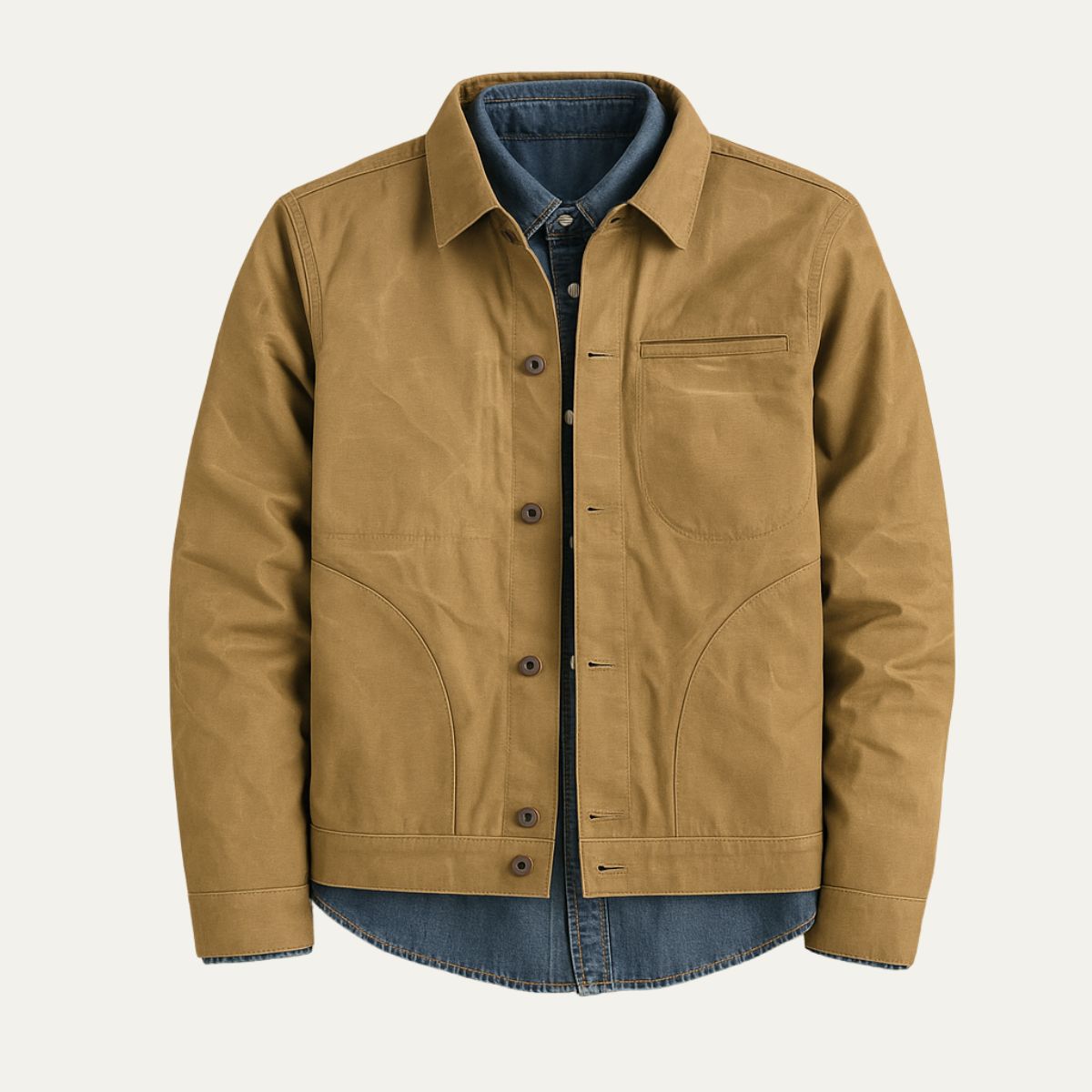 Classic Leather Mens Jacket - OutfitLondon