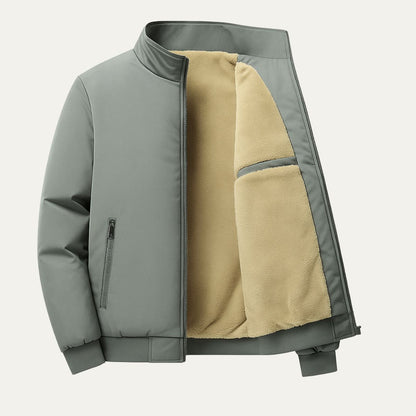 Waterproof Men's Fleece Windbreaker Jacket