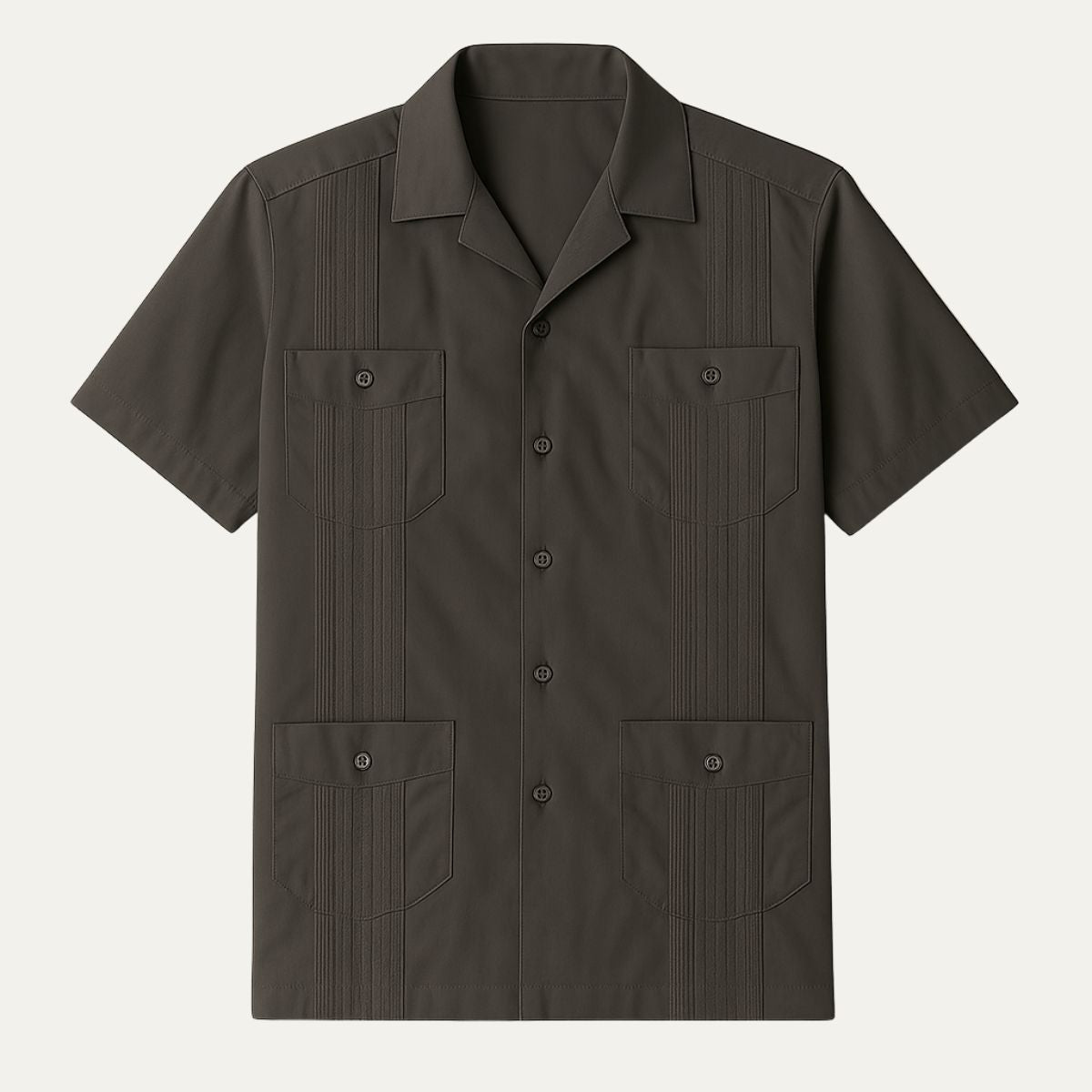 Relaxed Fit Linen Casual Shirt for Men