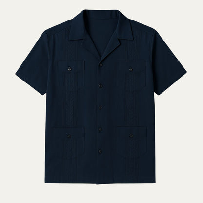 Relaxed Fit Linen Casual Shirt for Men
