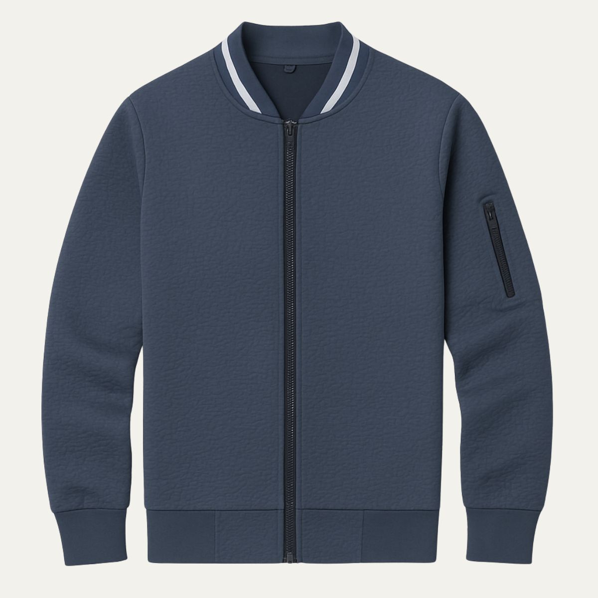 Classic Zip Up Knitted Cardigan