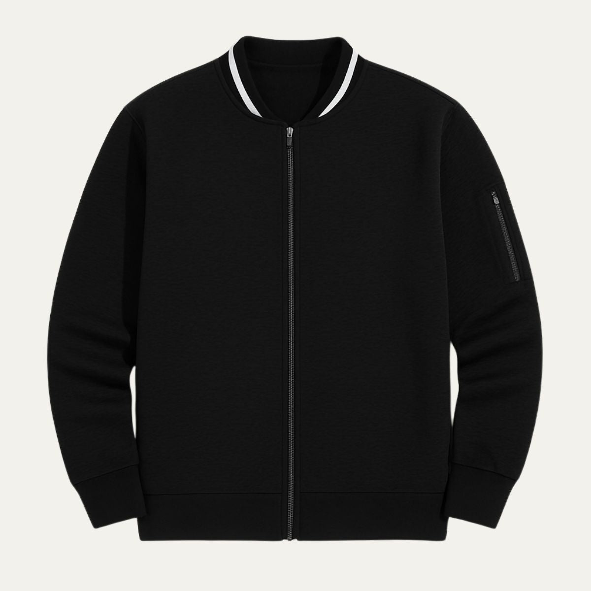 Classic Zip Up Knitted Cardigan