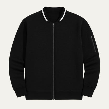 Classic Zip Up Knitted Cardigan