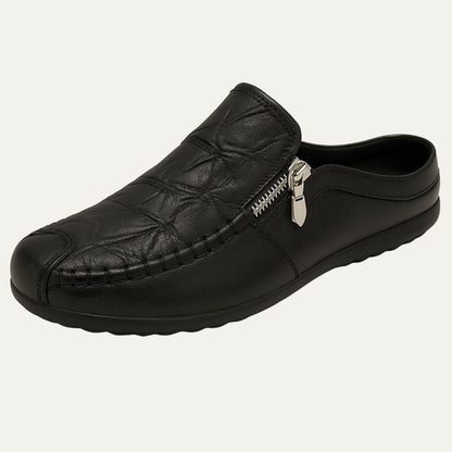 Classic Brown Slip On Shoes