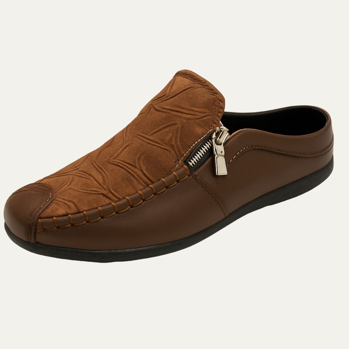 Classic Brown Slip On Shoes - OutfitLondon