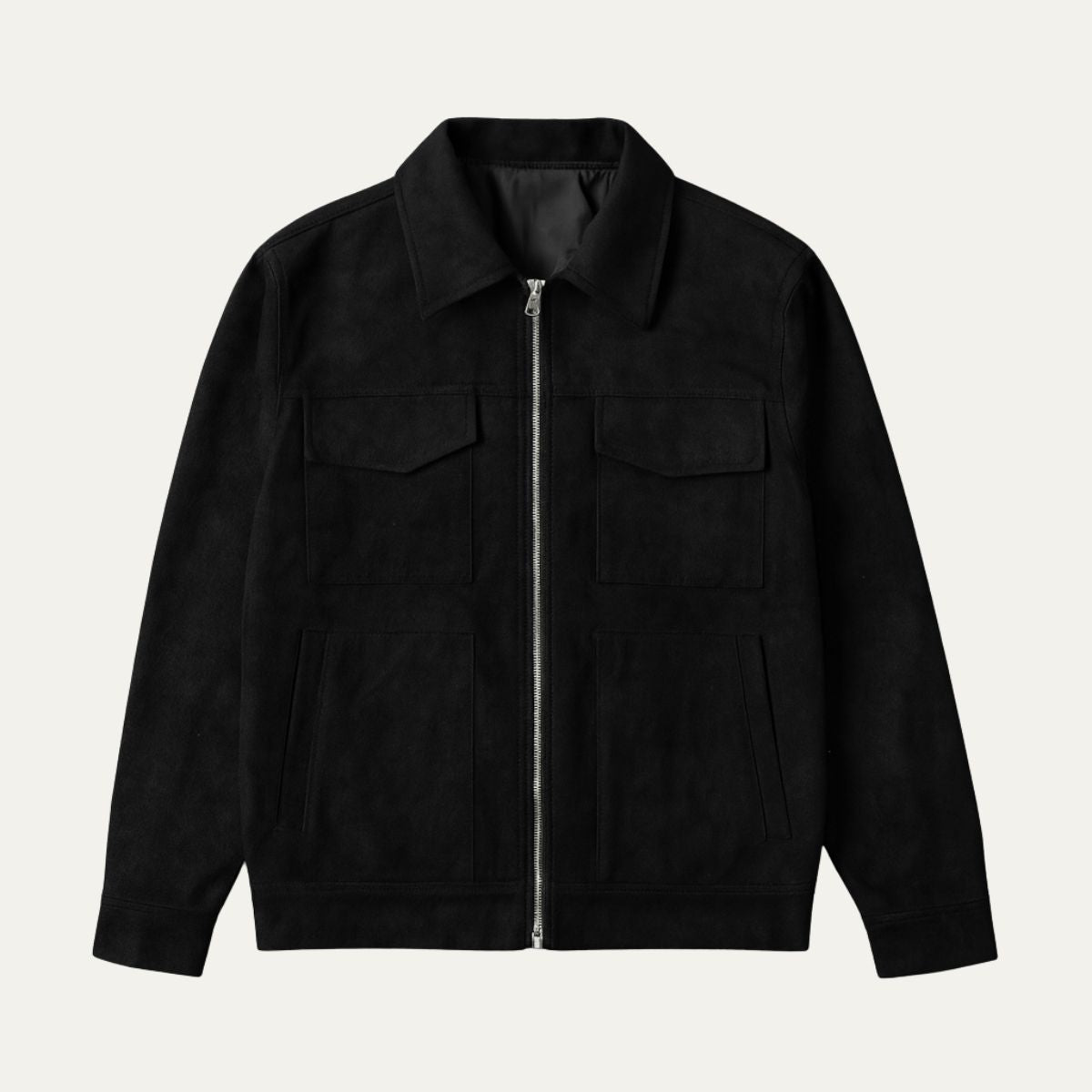 Luxury Suede Leather Mens Jacket - OutfitLondon