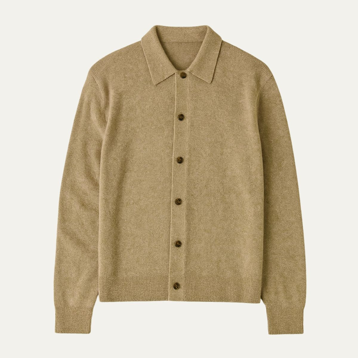 Classic Knitted Mens Cardigan - Button Front Style - OutfitLondon