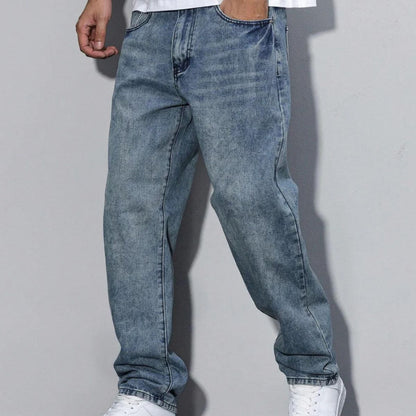 Relaxed Fit Mens Jeans - Multiple Pockets