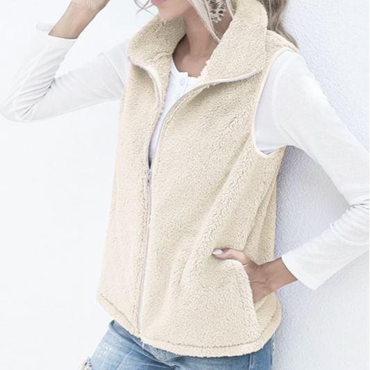 Soft Women's Fleece Vest - OutfitLondon
