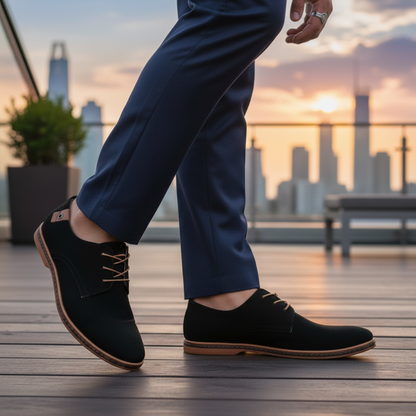 Luxury Suede Derby Style Shoes