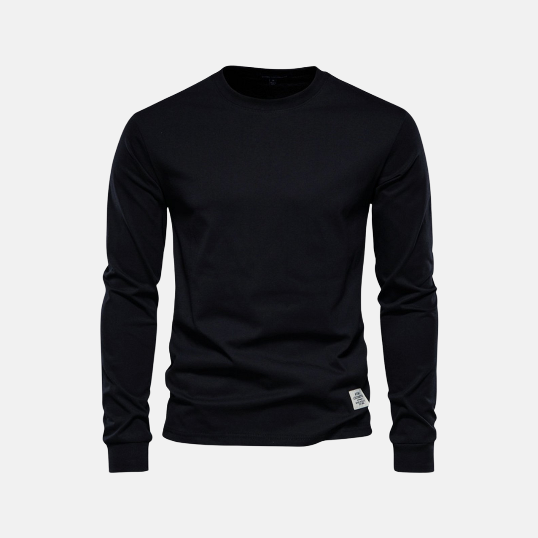 Comfortable Fall Crew Neck Tee for Men - OutfitLondon