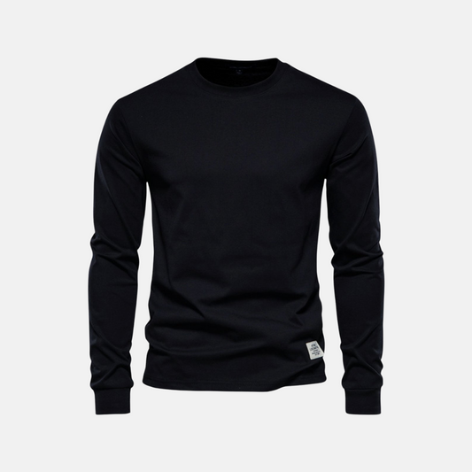 Comfortable Fall Crew Neck Tee for Men - OutfitLondon