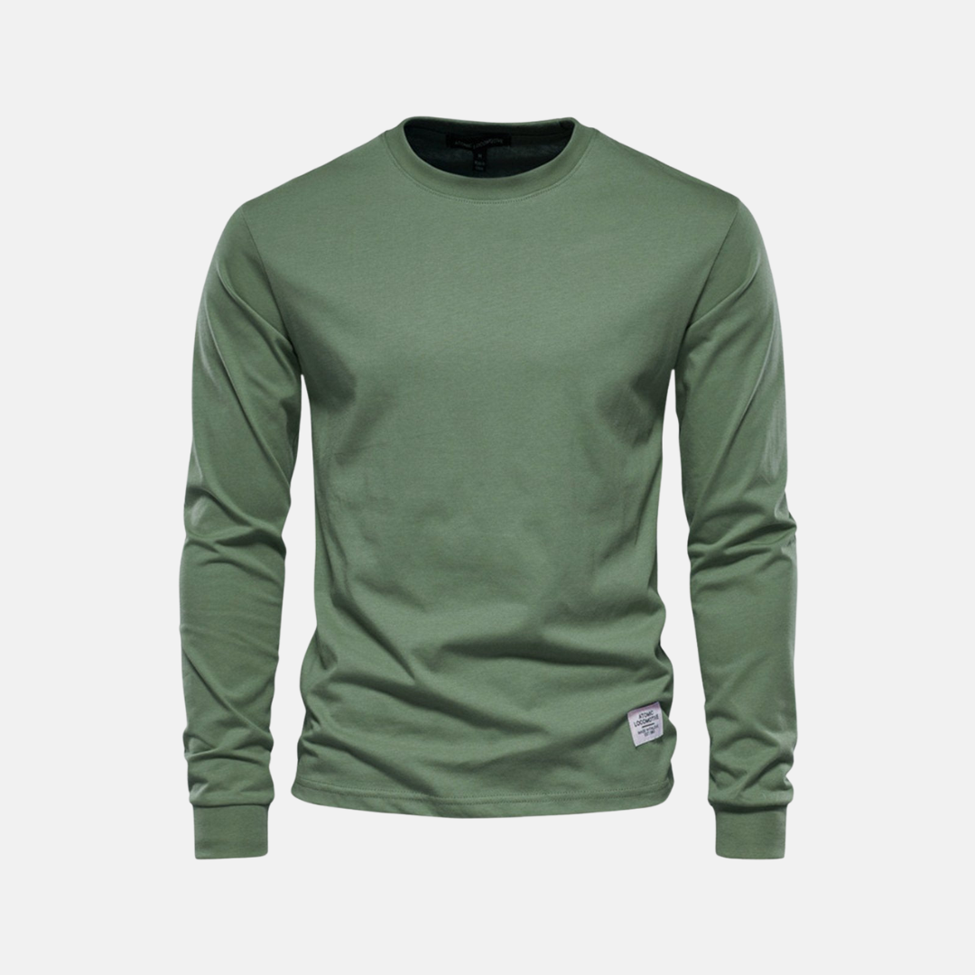 Comfortable Fall Crew Neck Tee for Men