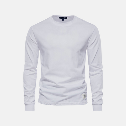 Men's Simple Basic Long Sleeve T-Shirt