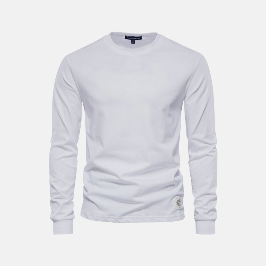 Comfortable Fall Crew Neck Tee for Men