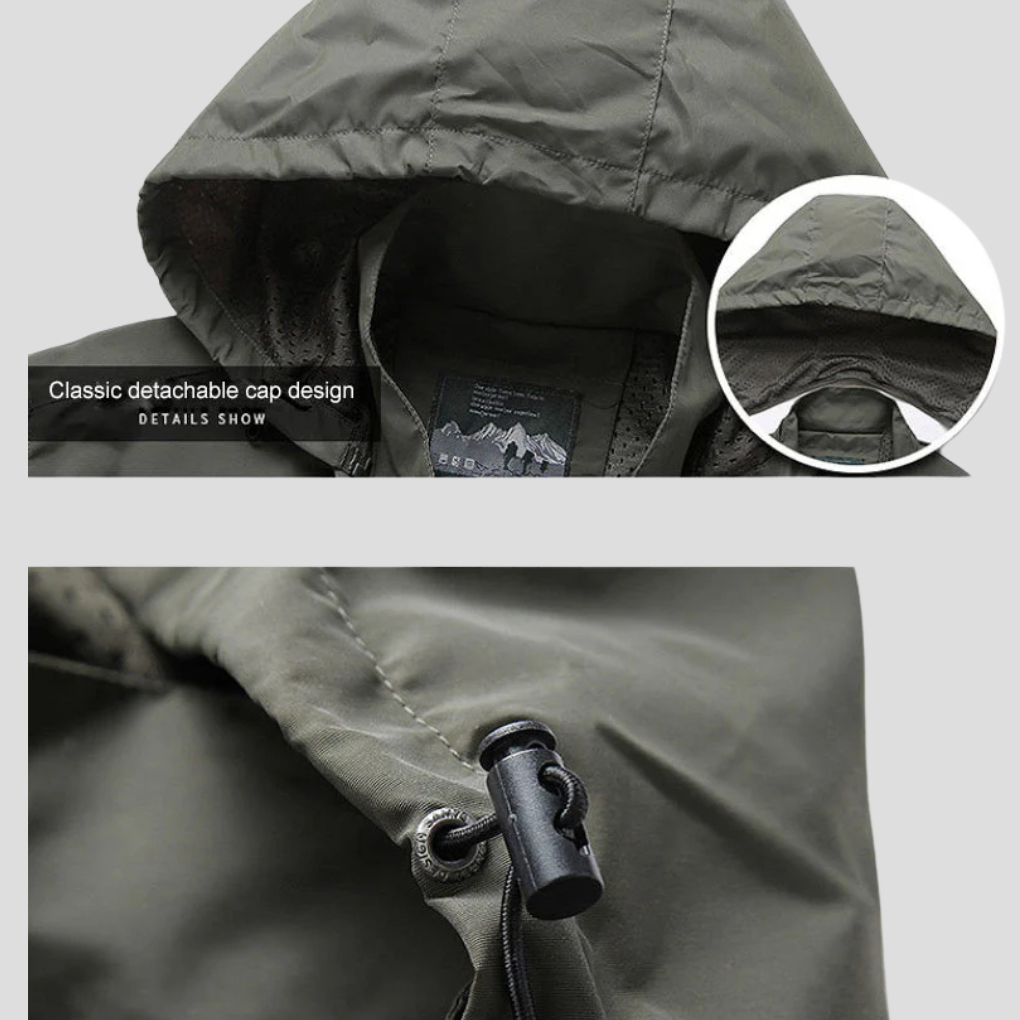 Men's Breathable Lightweight Rain Jacket