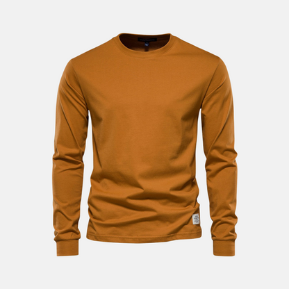 Men's Simple Basic Long Sleeve T-Shirt