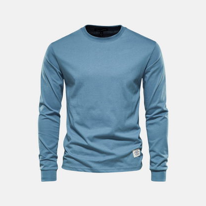 Men's Simple Basic Long Sleeve T-Shirt