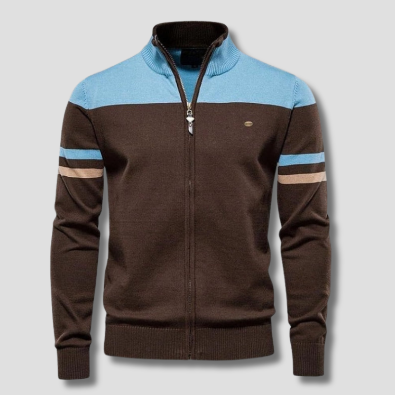 Classic Zip Up Hooded Sweatshirt - OutfitLondon