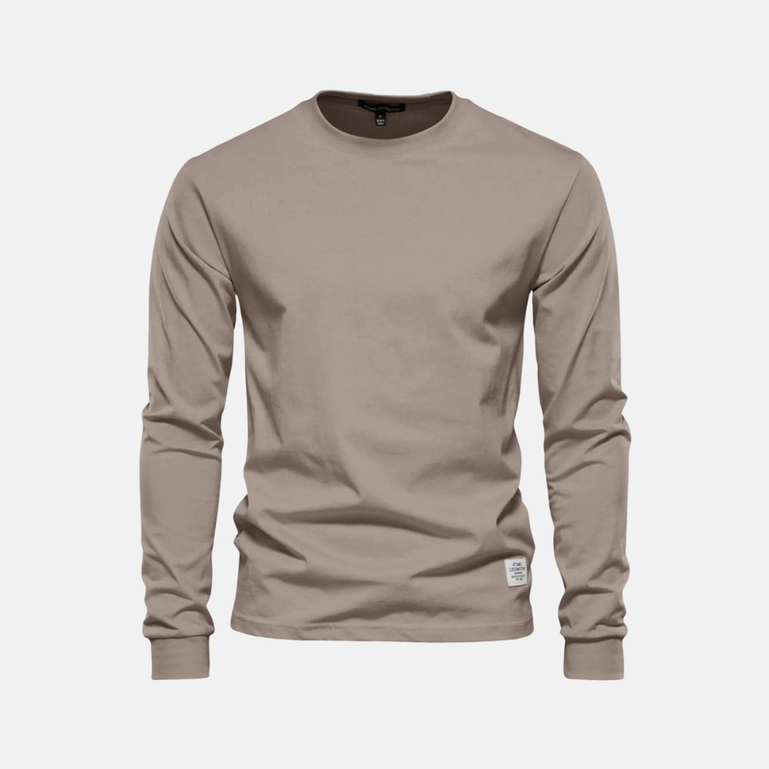 Men's Simple Basic Long Sleeve T-Shirt