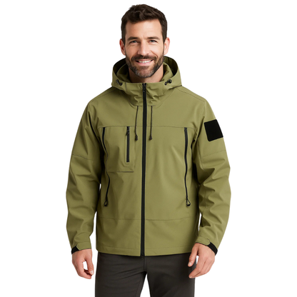 Simple Men's Hoodie Coat - OutfitLondon