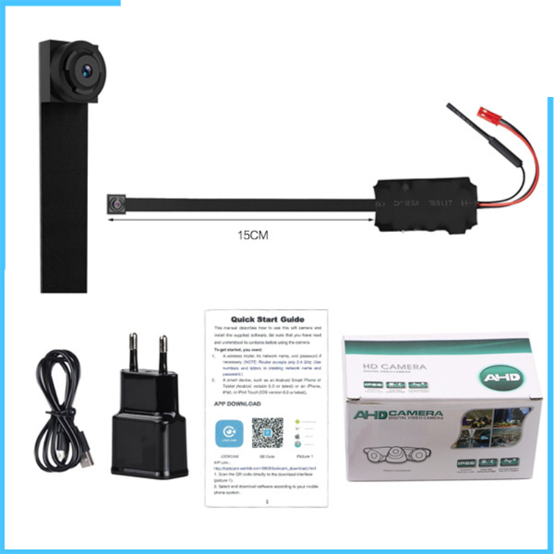 HD Wi-Fi Home Surveillance Camera with Secret Recording