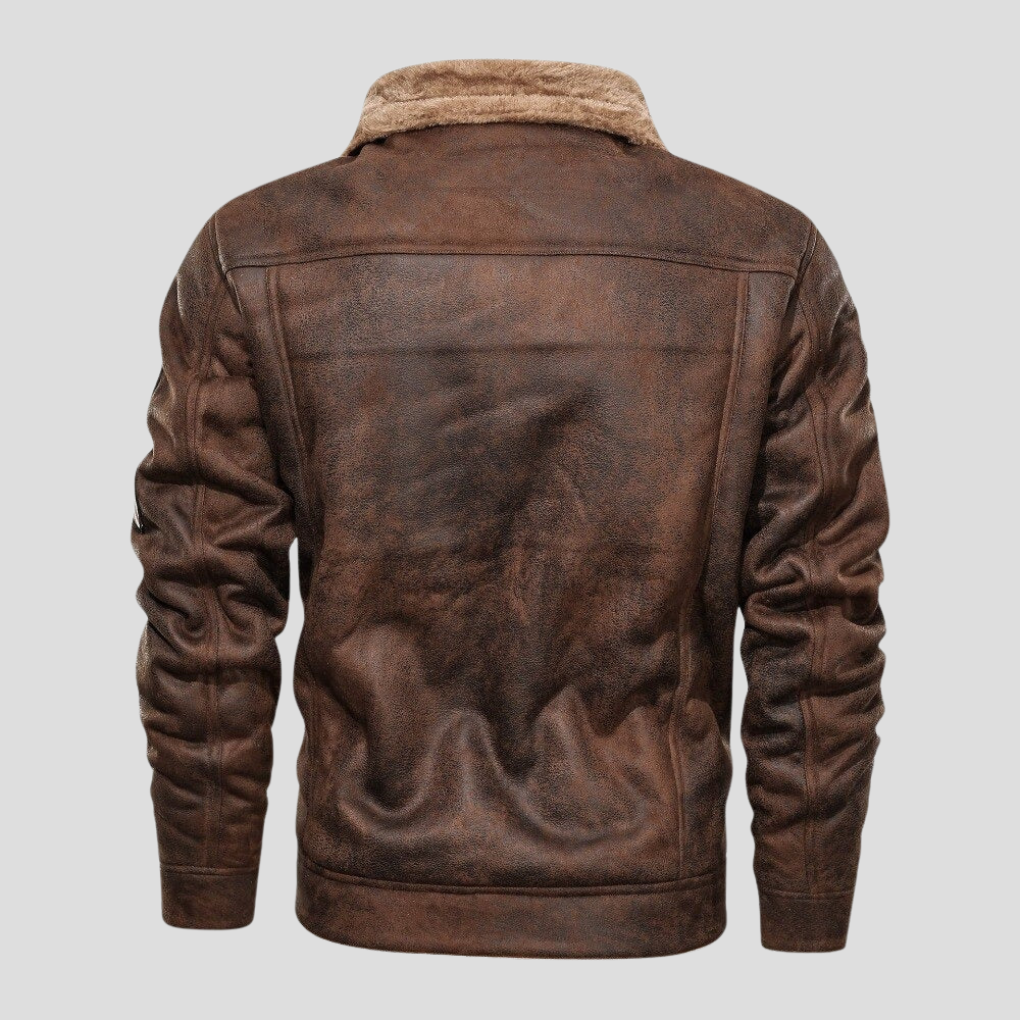 Leather Casual Motorcycle Jacket