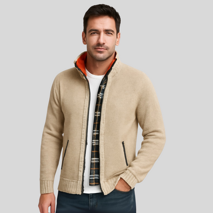 Men's Tall Zip Up Coat - OutfitLondon