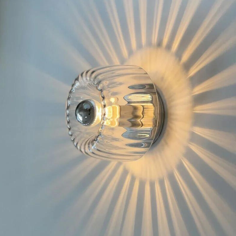 Stylish Glass Wall Light Modern Home Sconce - OutfitLondon