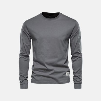 Comfortable Fall Crew Neck Tee for Men