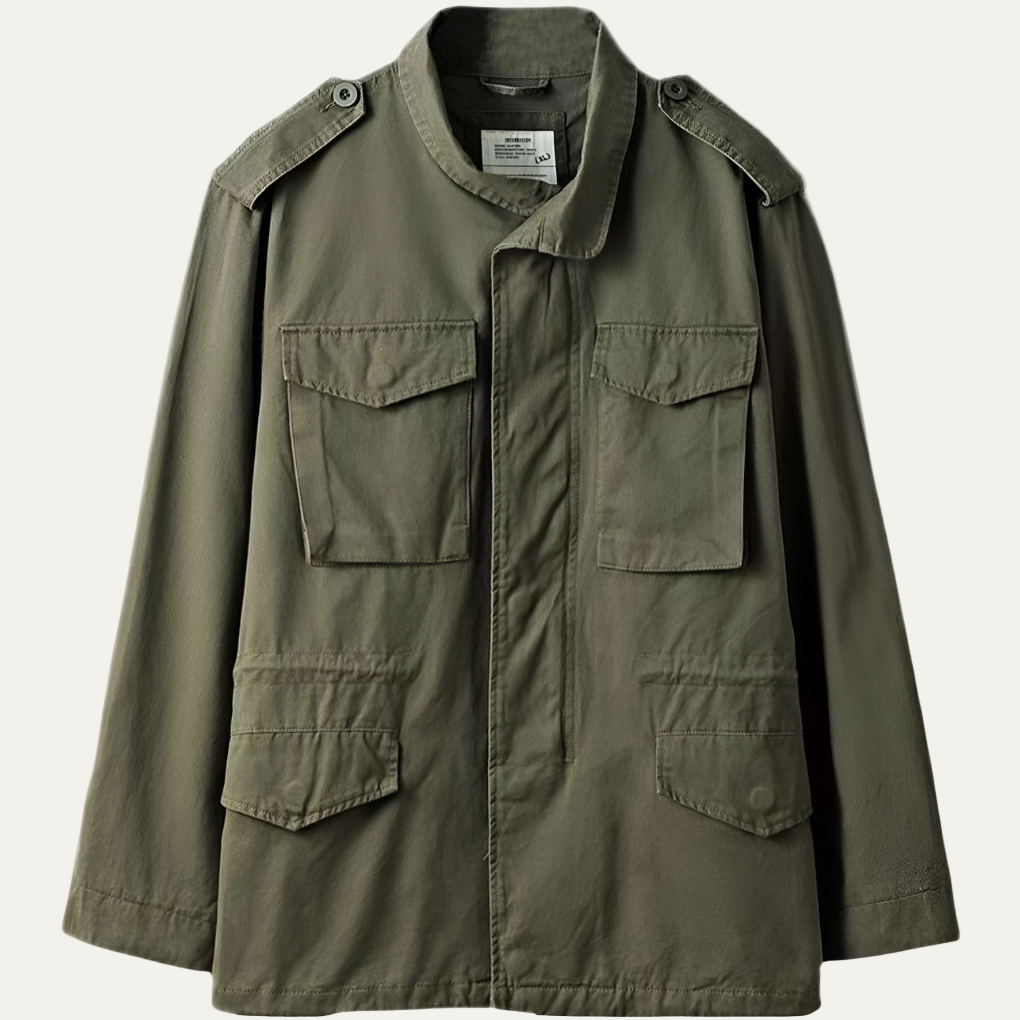 Large Casual Army Shirt Jacket