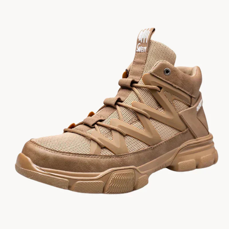 Tough Men's Work Boots with Comfortable Support - OutfitLondon