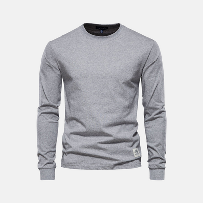 Men's Simple Basic Long Sleeve T-Shirt