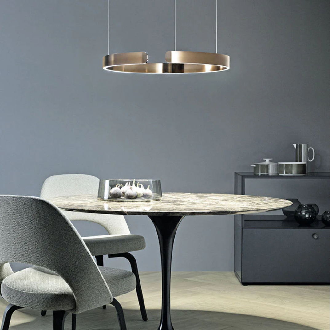Stylish Circular Pendant LED Light for Home Office - OutfitLondon