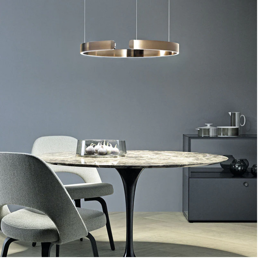 Stylish Circular Pendant LED Light for Home Office - OutfitLondon