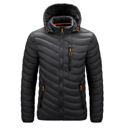 Men's Quilted Puffer Jacket: Cozy & Fashionable