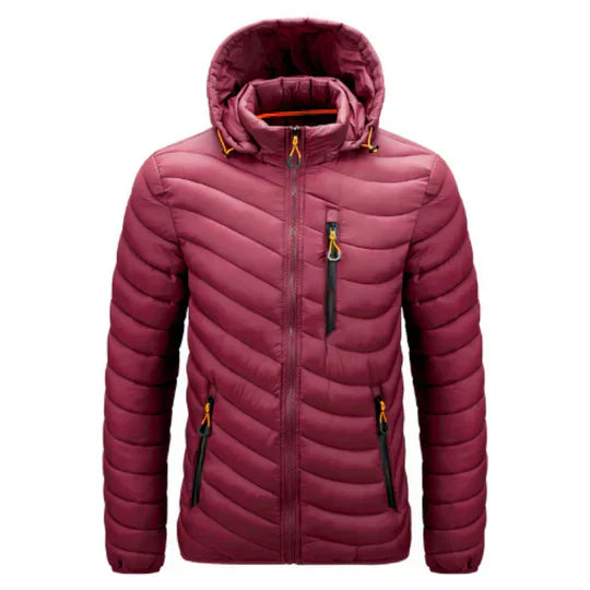 Men's Quilted Puffer Jacket: Cozy & Fashionable
