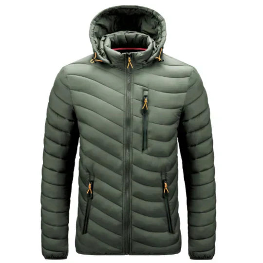 Men's Quilted Puffer Jacket: Cozy & Fashionable