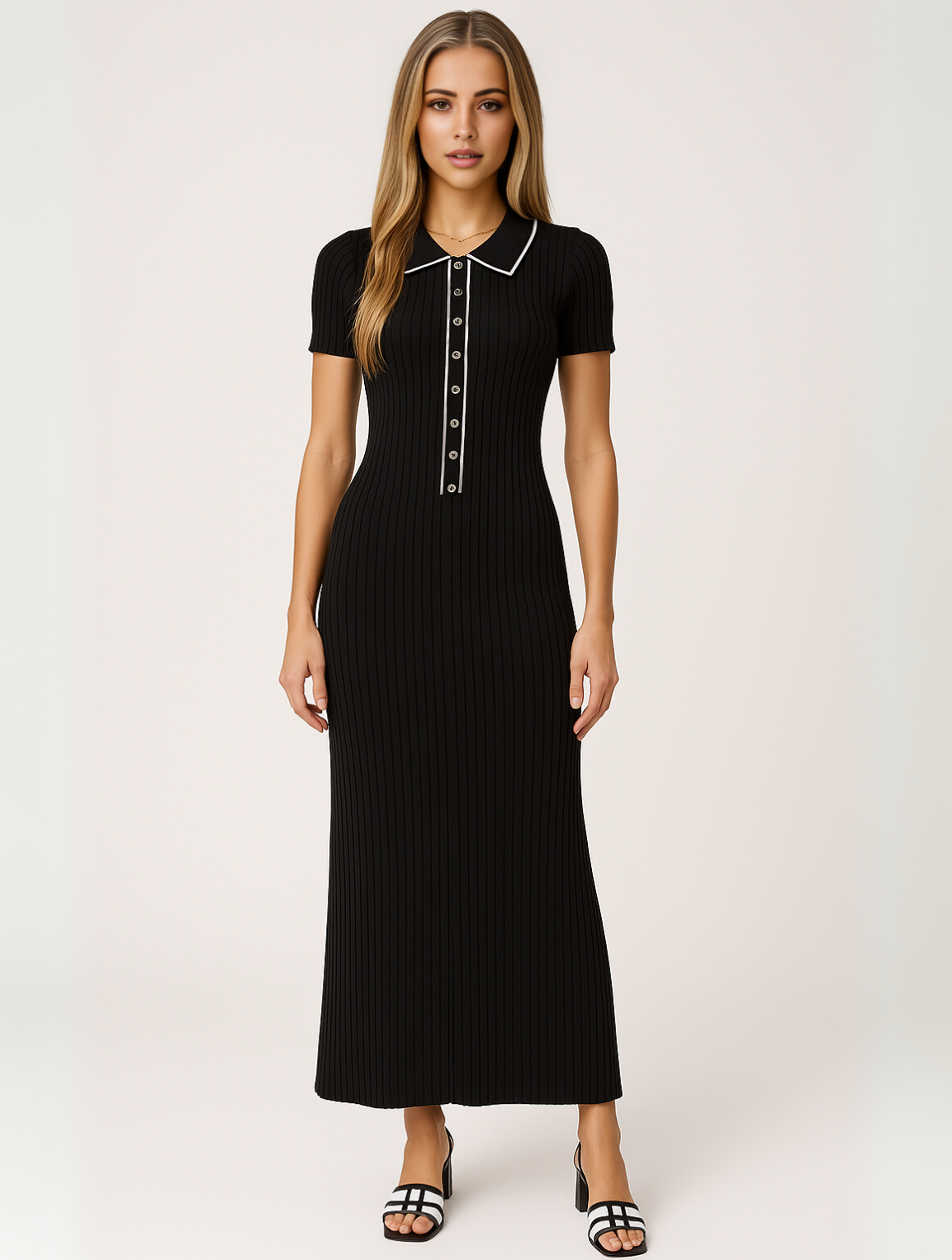 Stunning Slim Formal Maxi Evening Dress - OutfitLondon