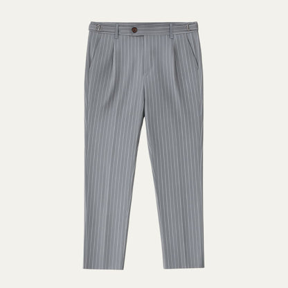 Classic Slim Fit Stripe Pants - OutfitLondon