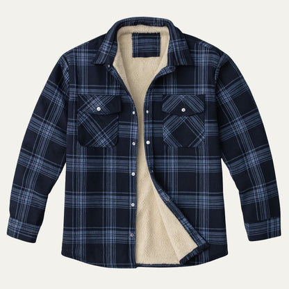 Warm Waterproof Men's Fleece Jacket Outdoor Coat