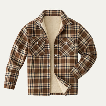 Warm Waterproof Men's Fleece Jacket Outdoor Coat - OutfitLondon