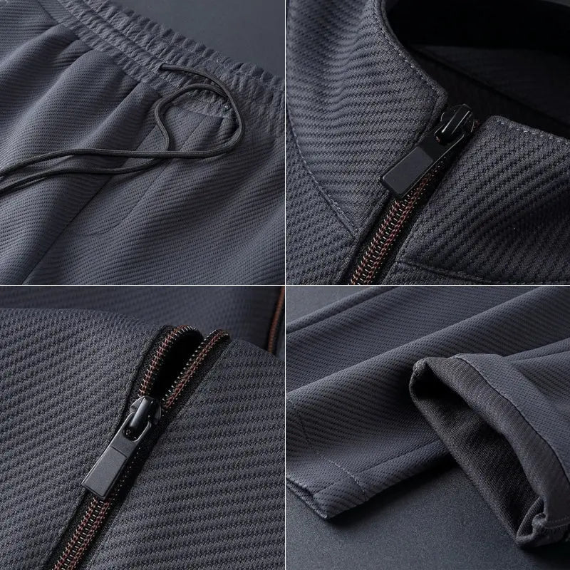 Luxury High-End Athletic Tracksuit Set