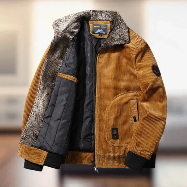Warm Men's Fleece Jacket Coat - OutfitLondon