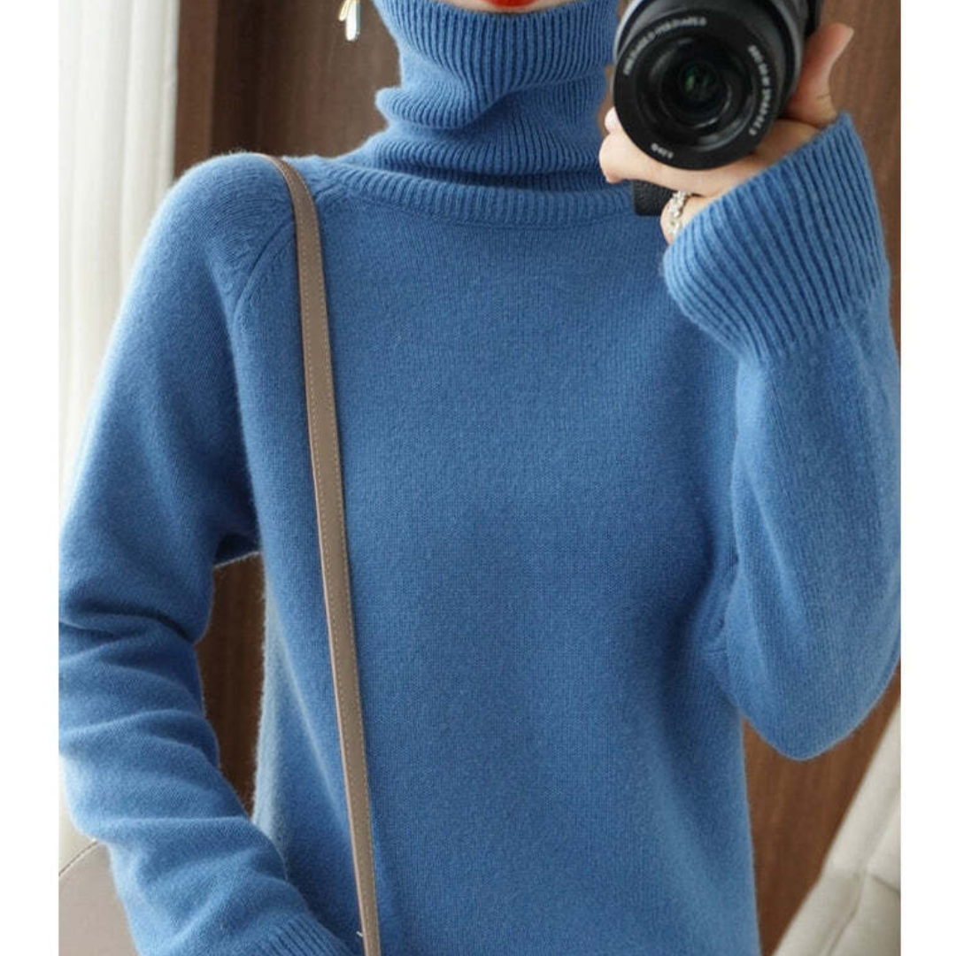 Women's Classic Crew Neck Long Sweater