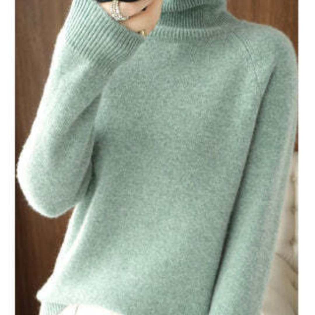 Women's Classic Crew Neck Long Sweater - OutfitLondon