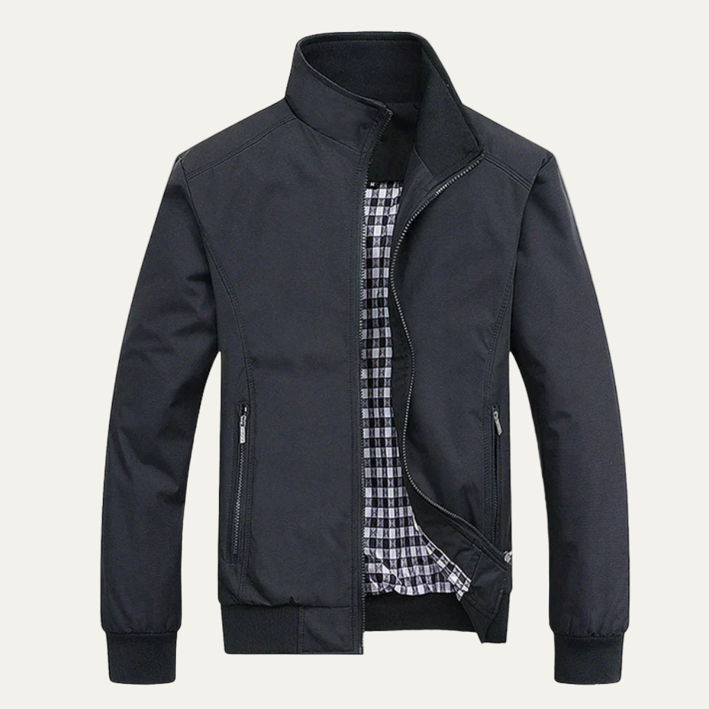 Men's Relaxed Fit Lightweight Bomber Jacket - OutfitLondon